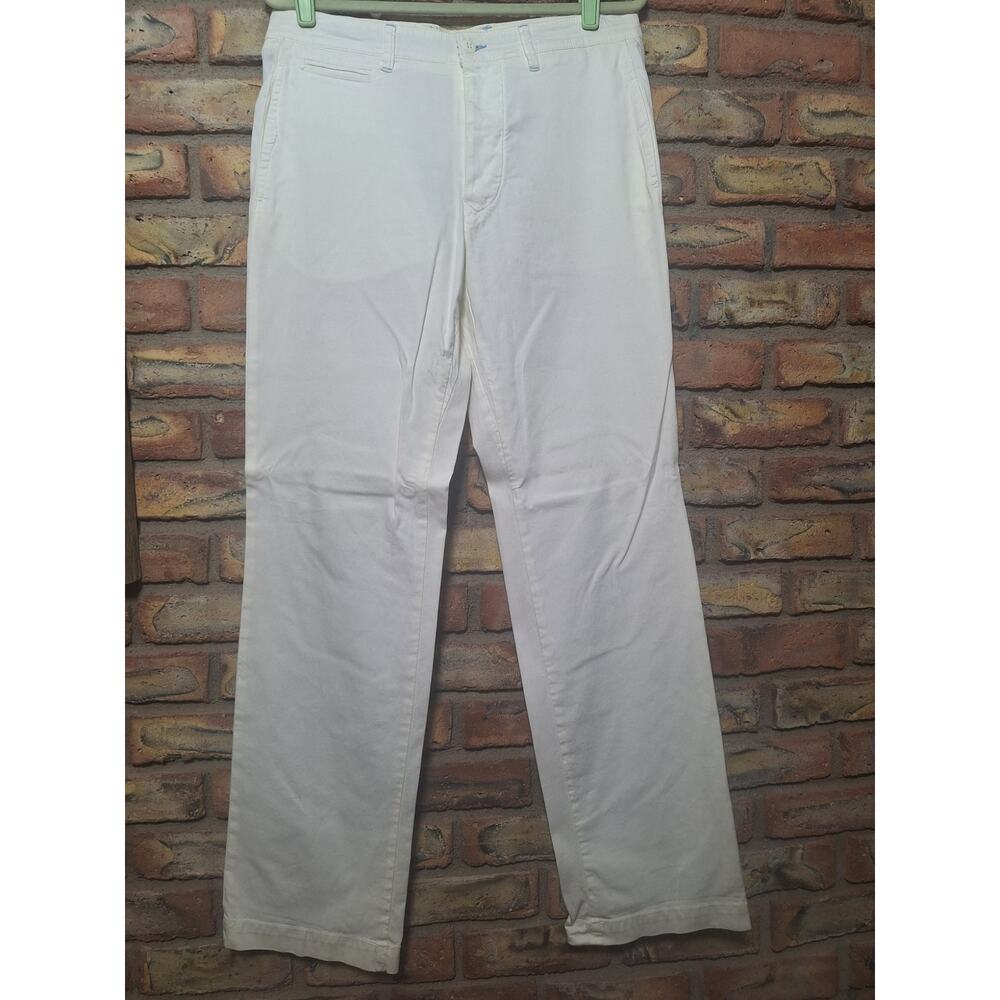 Mason’s Peace & Love White Pants Size 50 34x33 Italy Straight Leg Chino NWOT